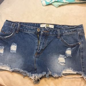 Jean shorts